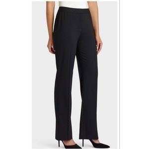 LAFAYETTE148 Menswear high rise pants black
